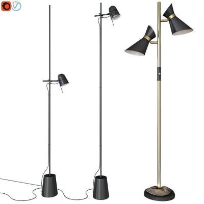 现代金属烤漆落地灯-3